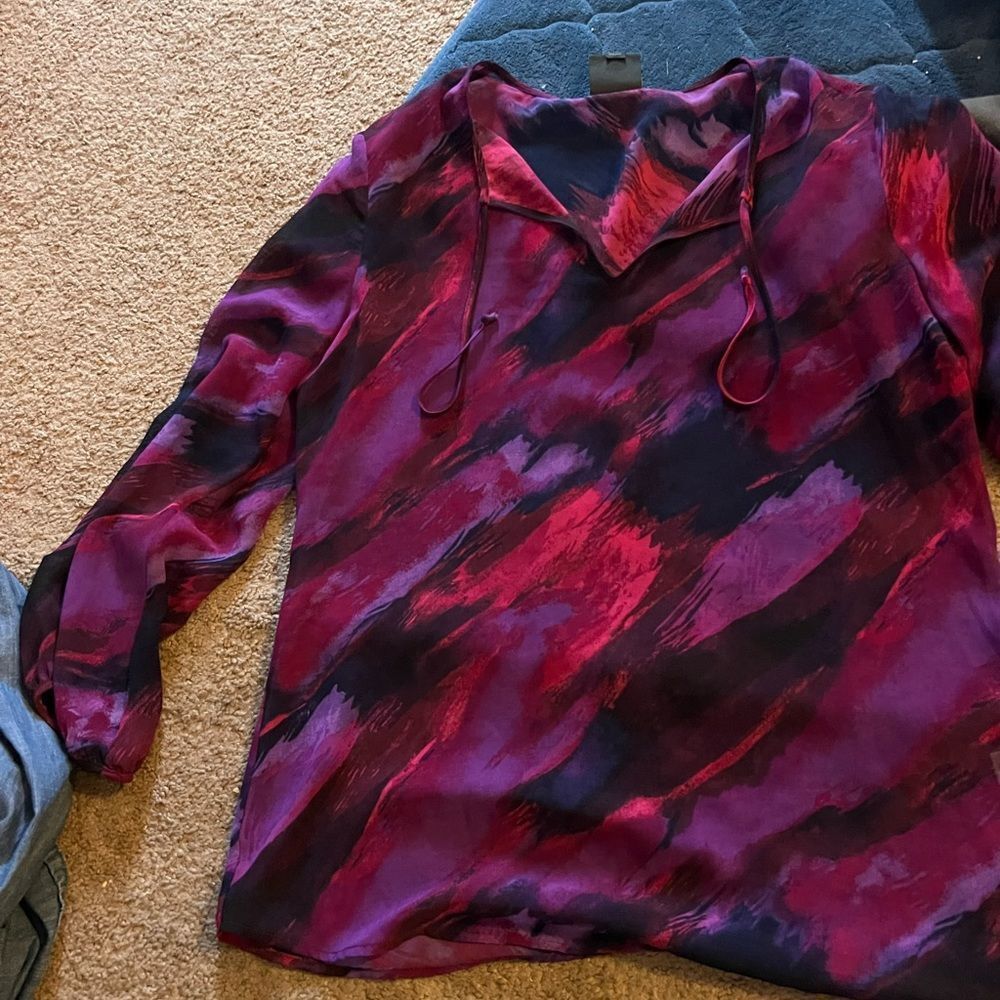 Amber sun sheer blouse xs - Picture 3 of 9